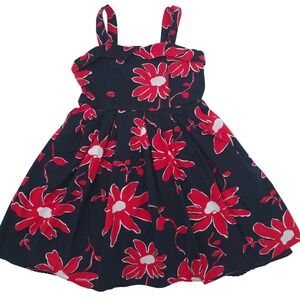 Vintage Jenny & Me Floral Sun Sleeveless Dress Girl's Size 6